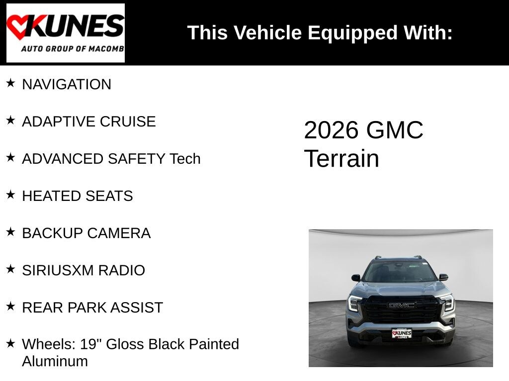 Used 2026 GMC Terrain Elevation SUV