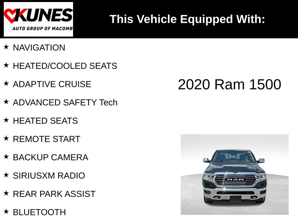 Used 2020 Ram 1500 Longhorn Truck Crew Cab