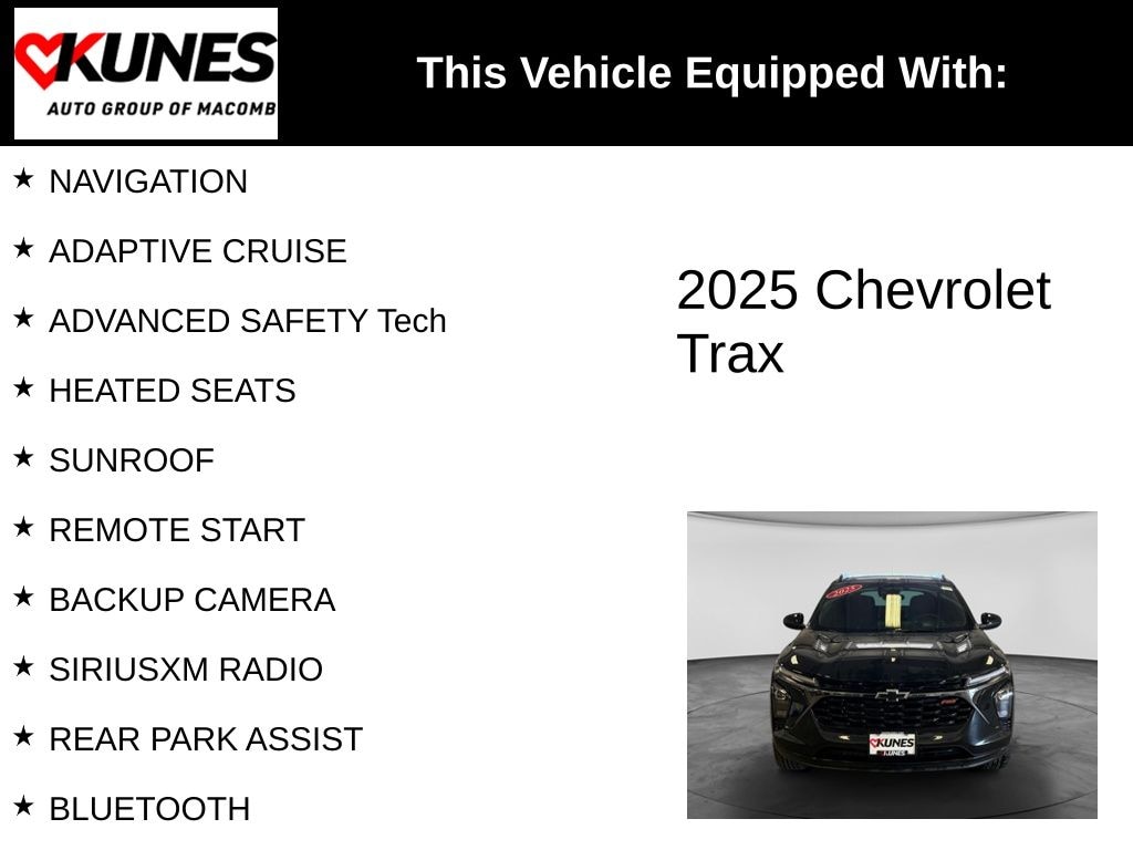 Used 2025 Chevrolet Trax 2RS SUV