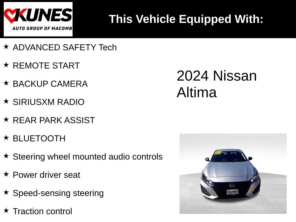 Used 2024 Nissan Altima 2.5 SV Sedan