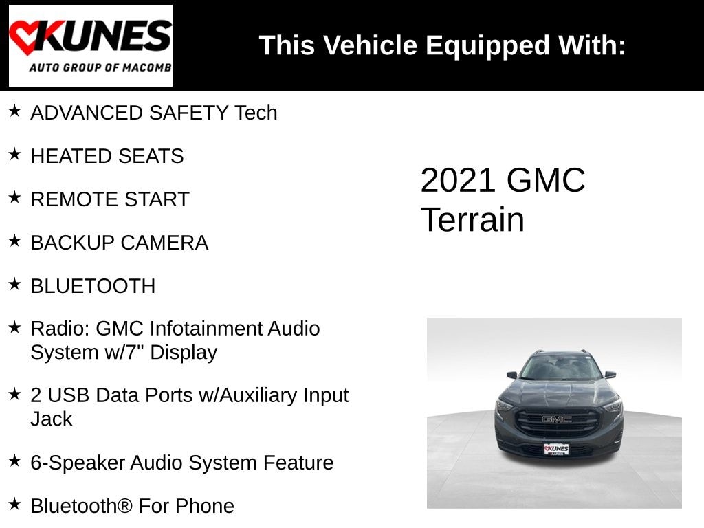 Used 2021 GMC Terrain SLE SUV