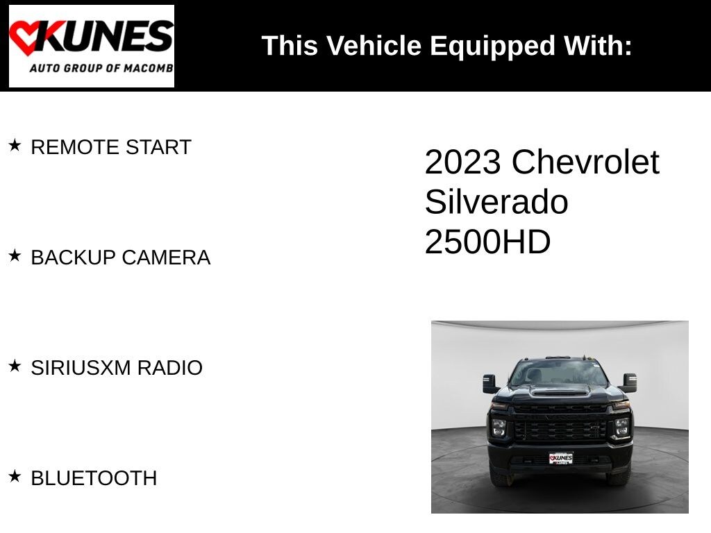 Used 2023 Chevrolet Silverado 2500 HD Custom Truck Crew Cab