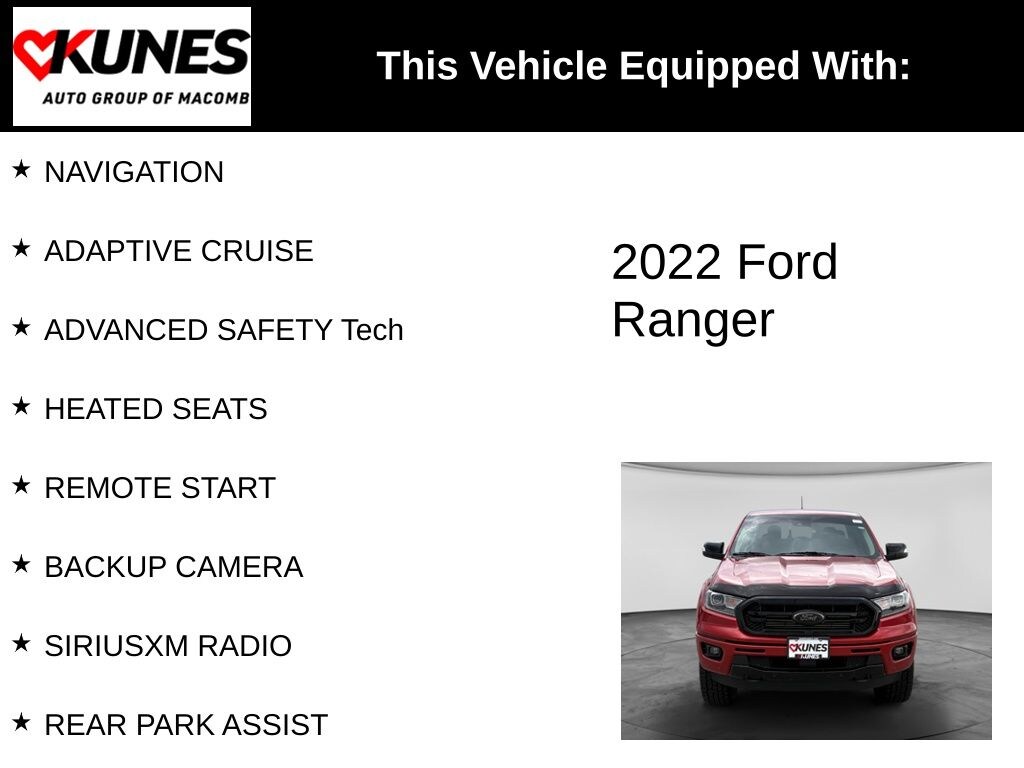 Used 2022 Ford Ranger Truck SuperCrew