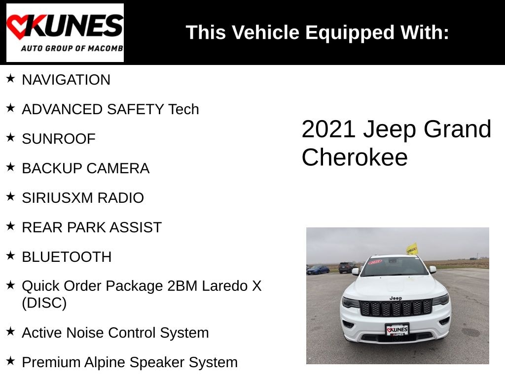 Used 2021 Jeep Grand Cherokee Laredo SUV