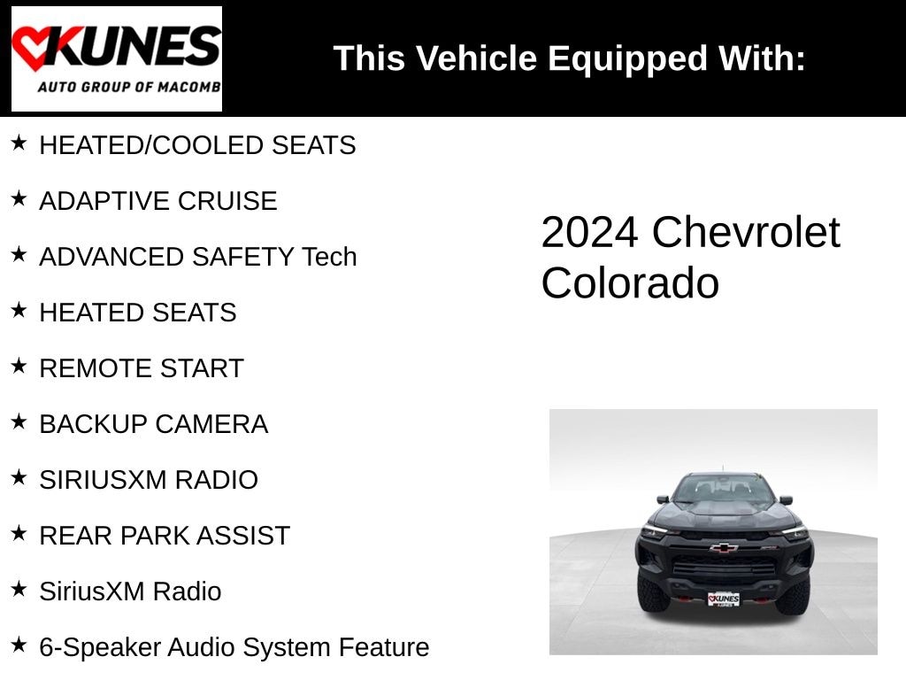 Used 2024 Chevrolet Colorado ZR2 Truck Crew Cab