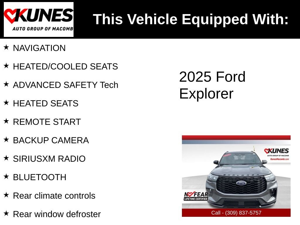 Used 2025 Ford Explorer ST-Line SUV