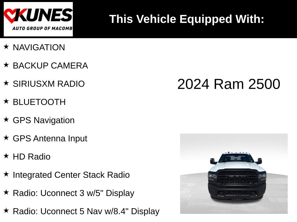 Used 2024 Ram 2500 Tradesman Truck Crew Cab