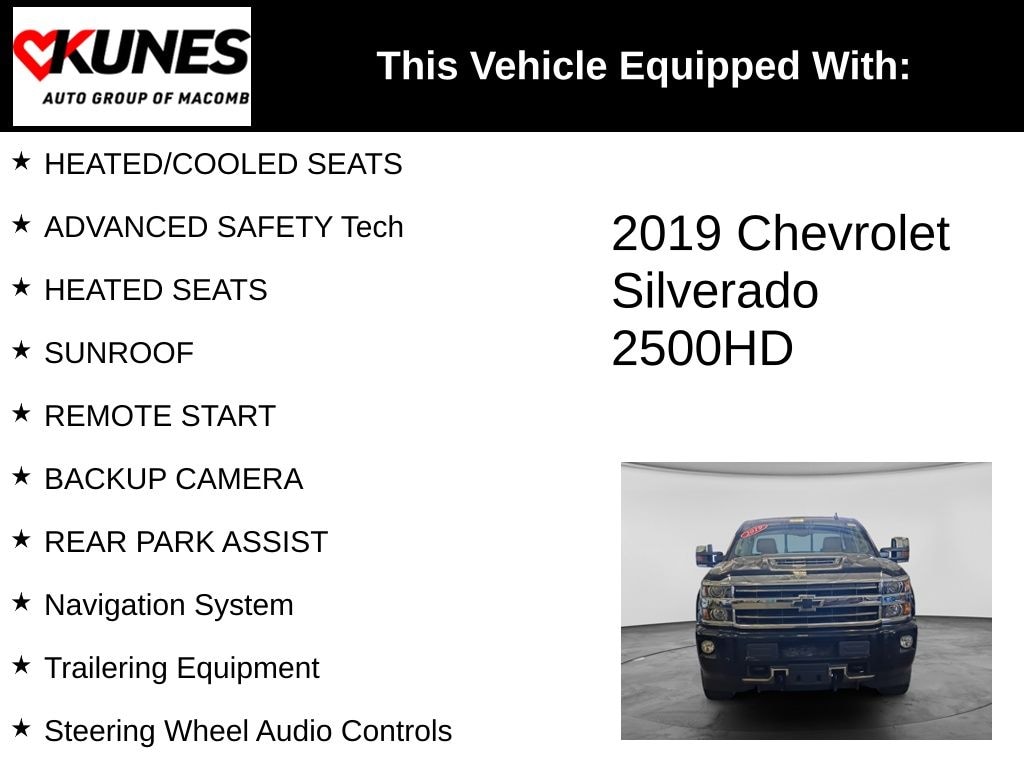 Used 2019 Chevrolet Silverado 2500HD High Country Truck Crew Cab