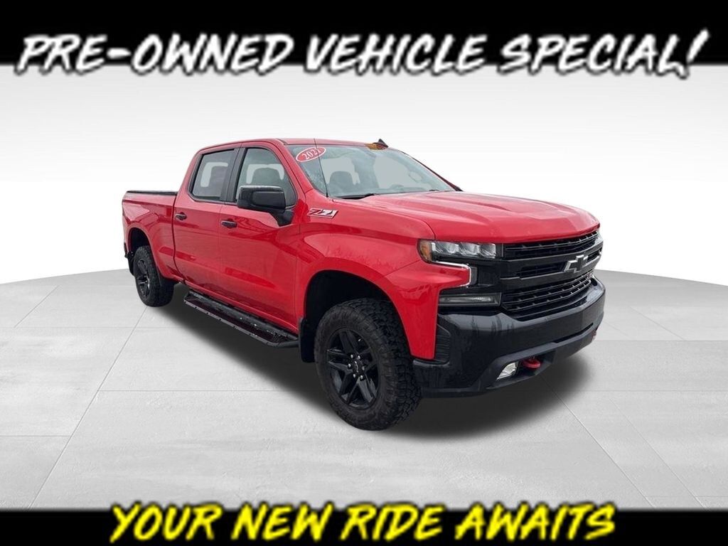 Used 2021 Chevrolet Silverado 1500 LT Trail Boss Truck Crew Cab
