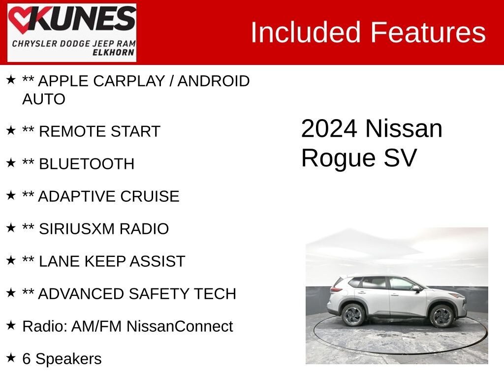 Used 2024 Nissan Rogue SV SUV