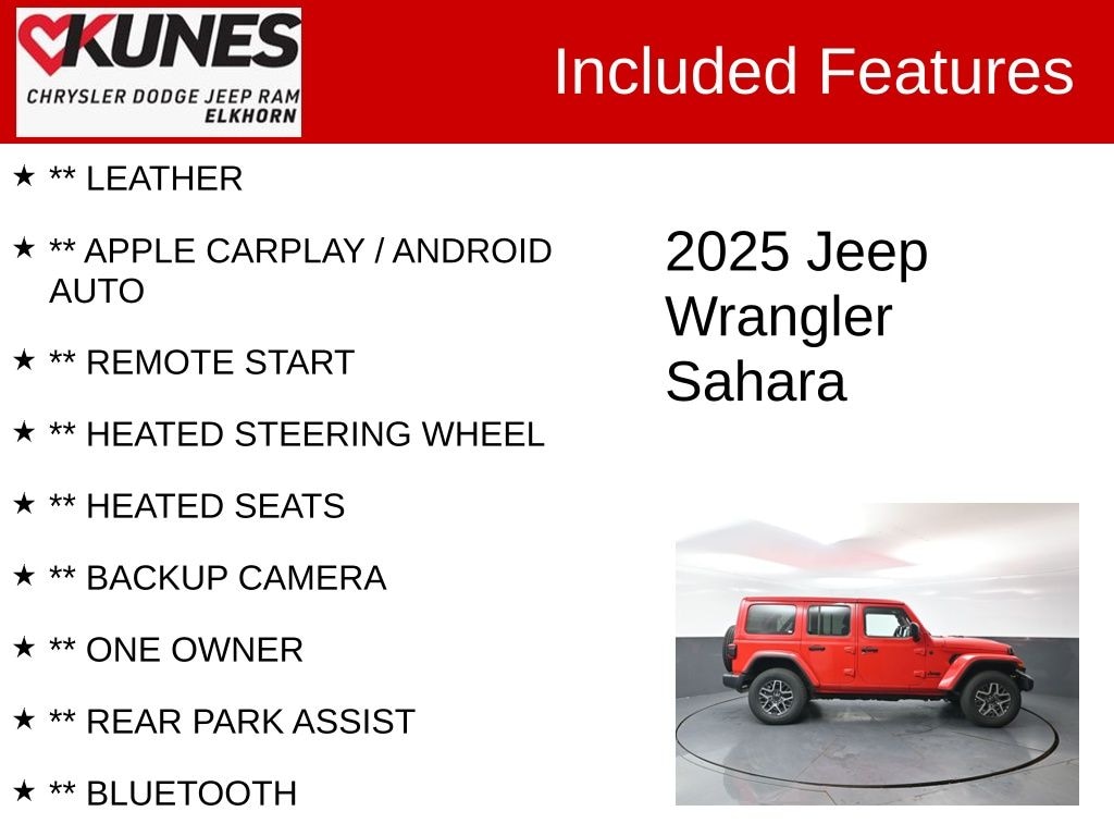 Used 2025 Jeep Wrangler Sahara SUV
