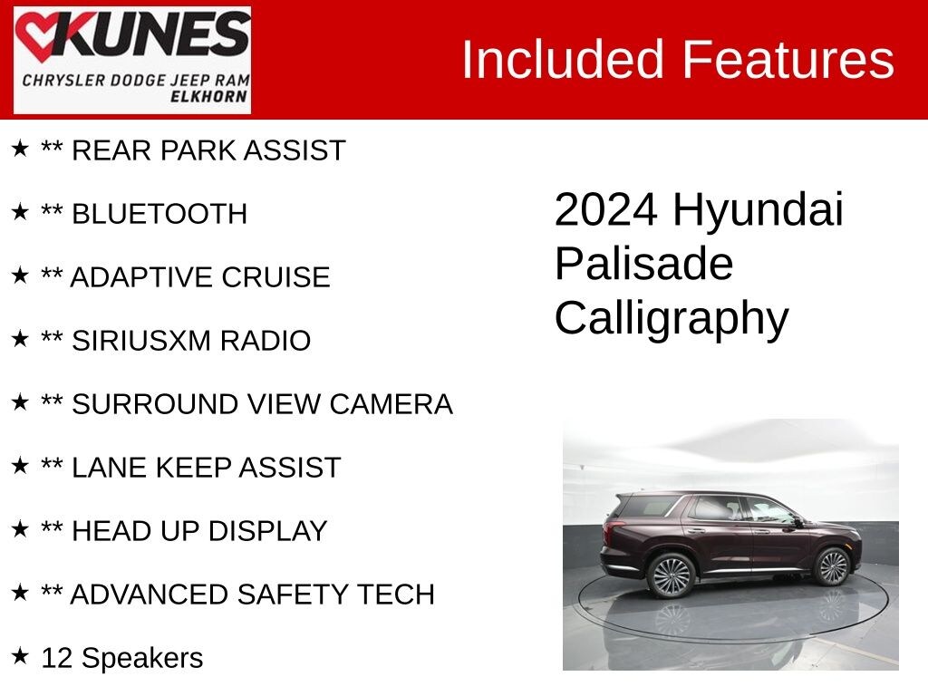 Used 2024 Hyundai Palisade Calligraphy SUV