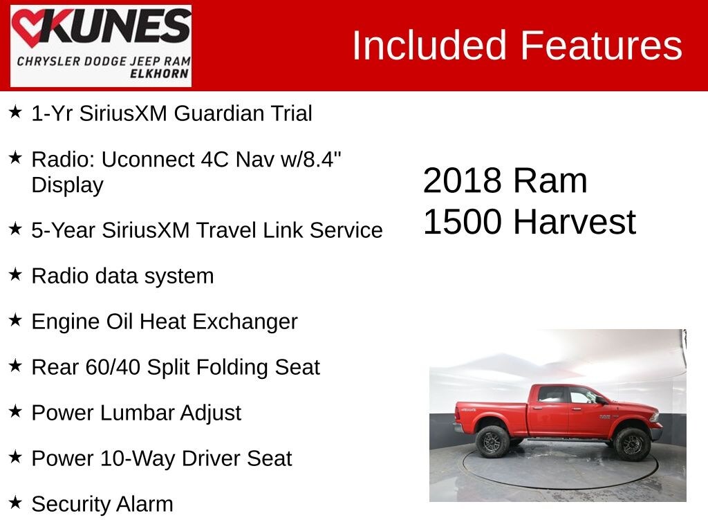 Used 2018 Ram 1500 Big Horn Truck Crew Cab