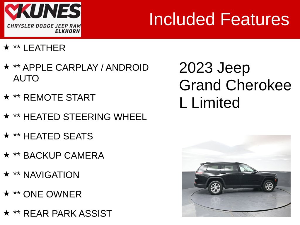 Used 2023 Jeep Grand Cherokee L Limited SUV