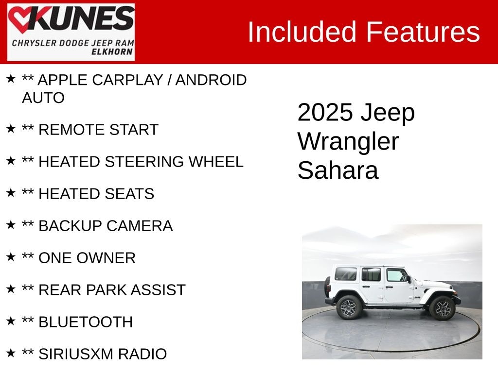 Used 2025 Jeep Wrangler Sahara SUV