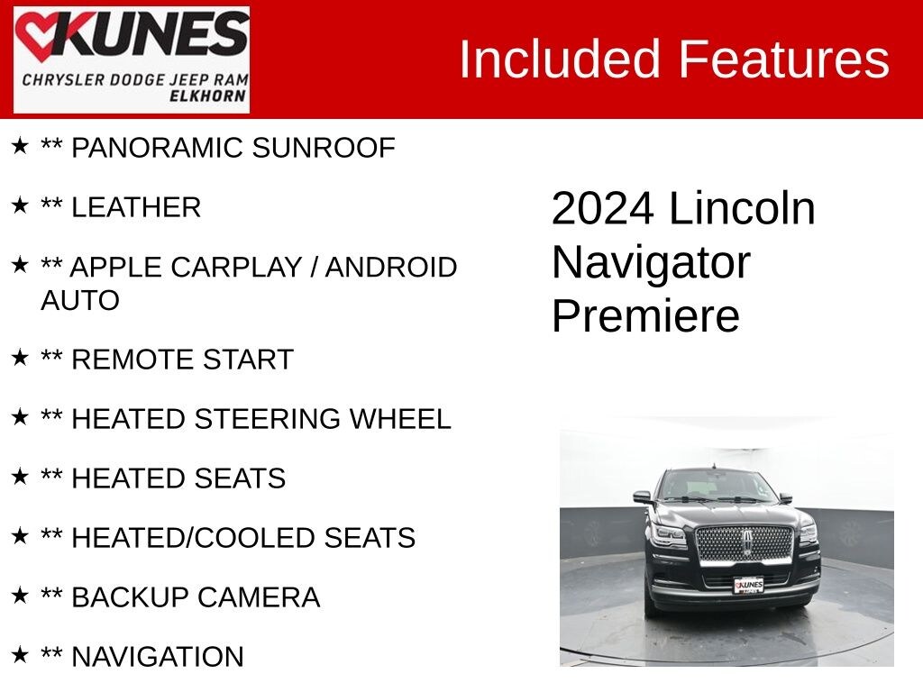 Used 2024 Lincoln Navigator Premiere SUV