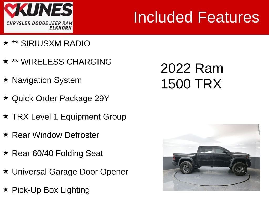 Used 2022 Ram 1500 TRX Truck Crew Cab