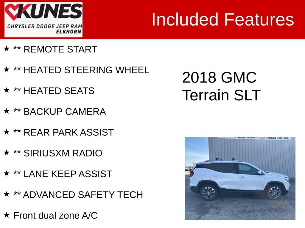 Used 2018 GMC Terrain SLT SUV