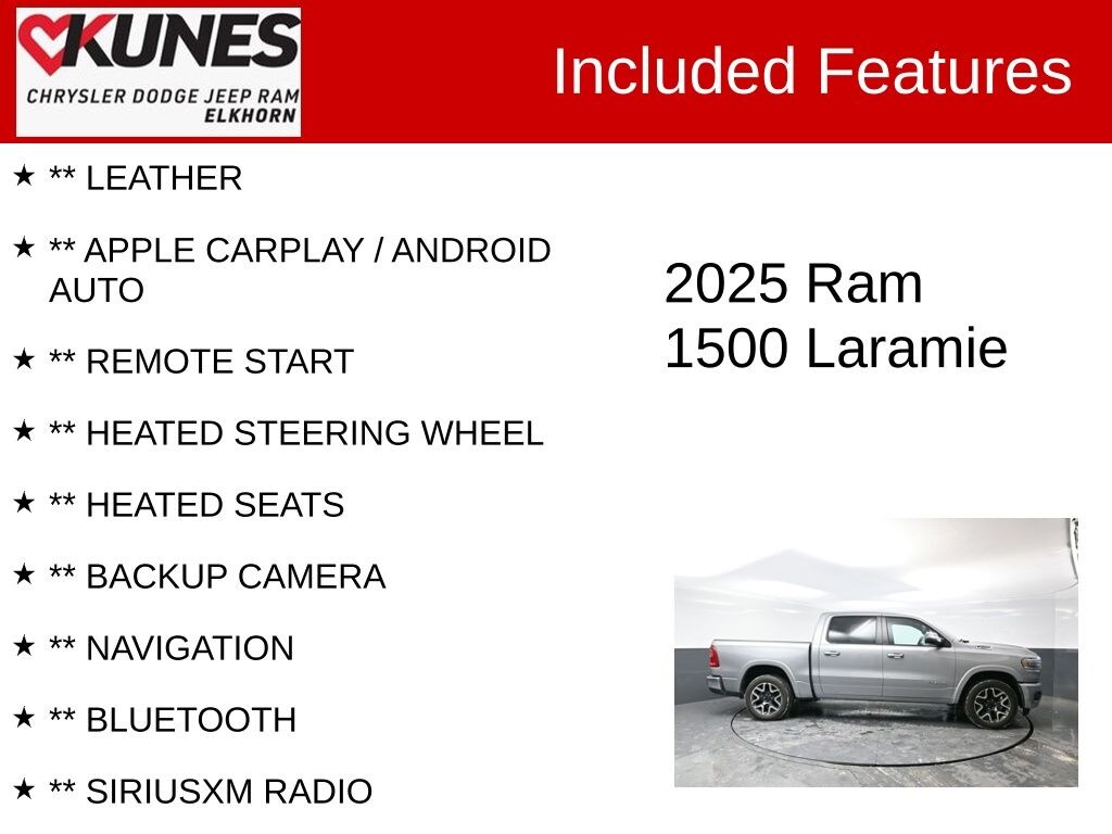 Used 2025 Ram 1500 Laramie Truck Crew Cab
