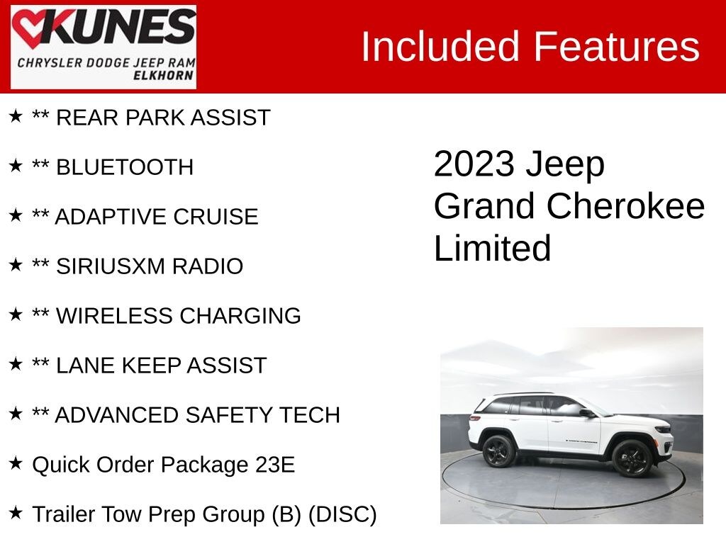 Used 2023 Jeep Grand Cherokee Limited SUV