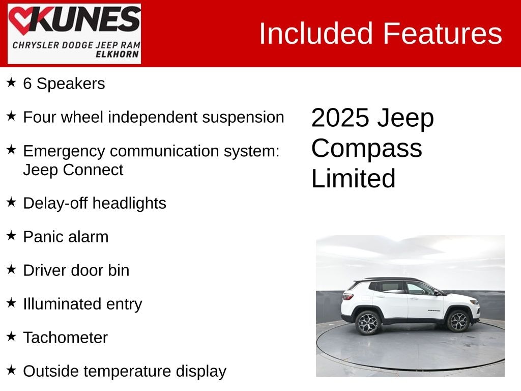Used 2025 Jeep Compass Limited SUV