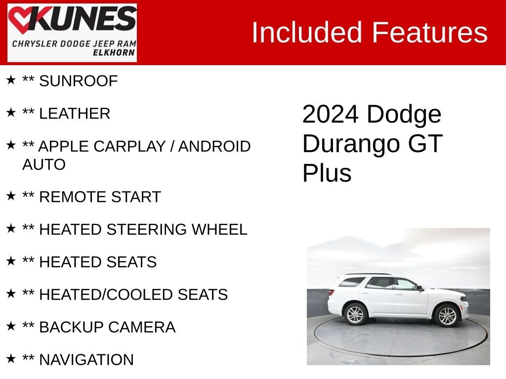 Used 2024 Dodge Durango GT SUV