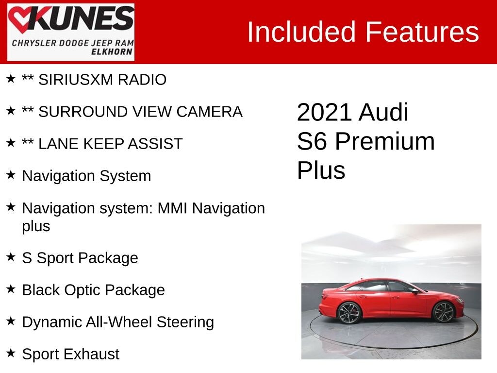 Used 2021 Audi S6 2.9T Premium Plus Sedan