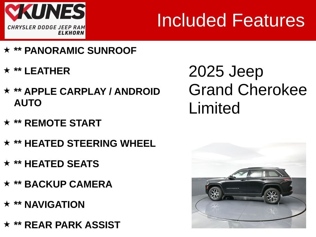 New 2025 Jeep Grand Cherokee Limited Sport Utility