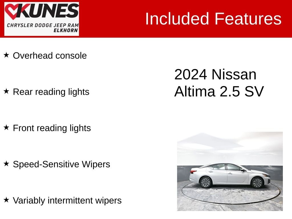 Used 2024 Nissan Altima 2.5 SV Sedan