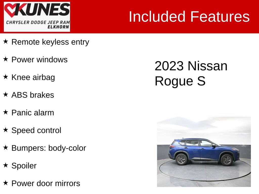 Used 2023 Nissan Rogue S SUV