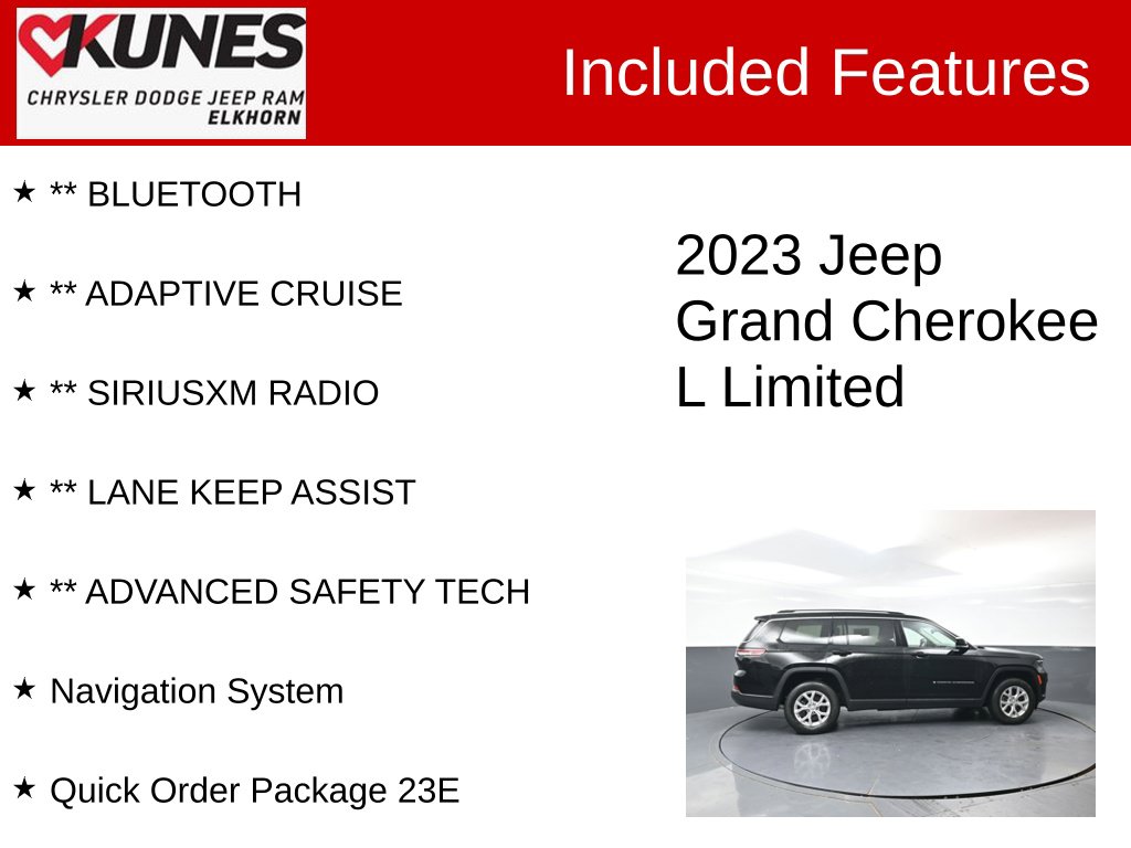 Used 2023 Jeep Grand Cherokee L Limited SUV