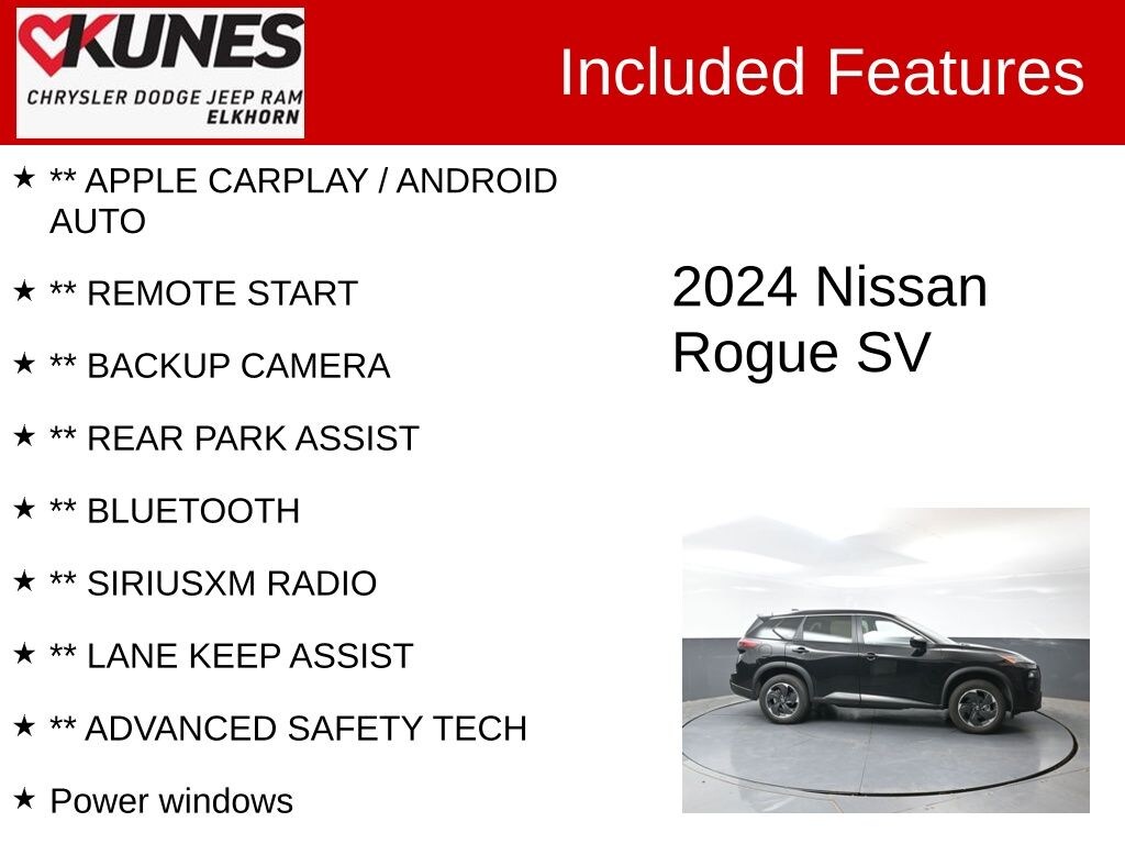 Used 2024 Nissan Rogue SV SUV