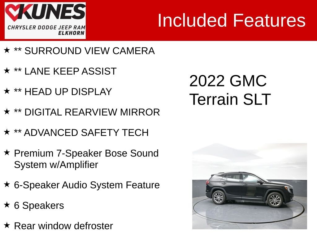 Used 2022 GMC Terrain SLT SUV