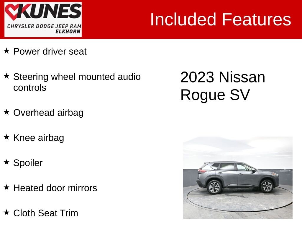 Certified 2023 Nissan Rogue SV SUV
