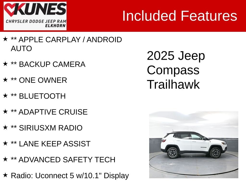 Used 2025 Jeep Compass Trailhawk SUV