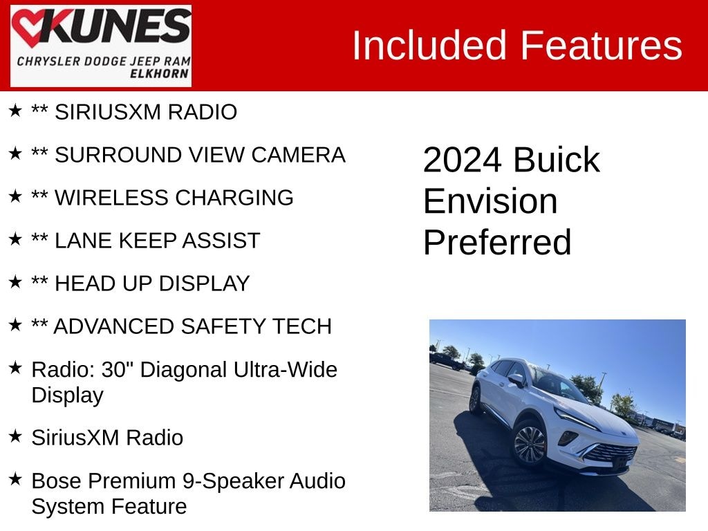 Used 2024 Buick Envision Preferred SUV