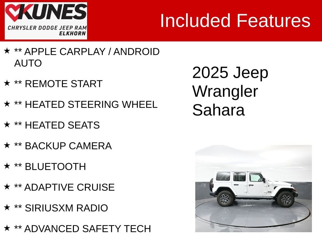 Used 2025 Jeep Wrangler Sahara SUV