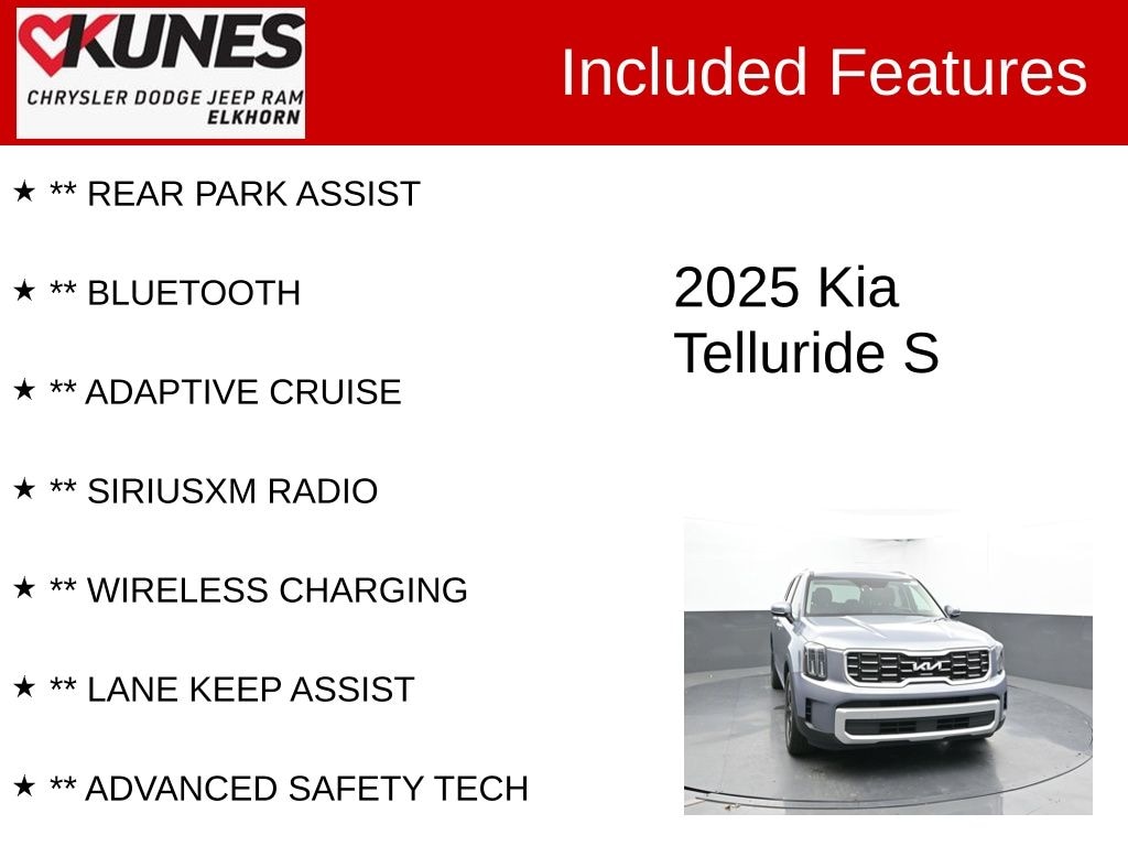 Used 2025 Kia Telluride S SUV