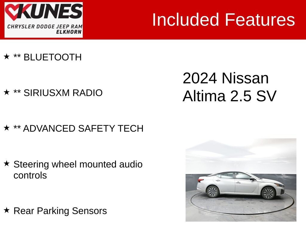 Used 2024 Nissan Altima 2.5 SV Sedan