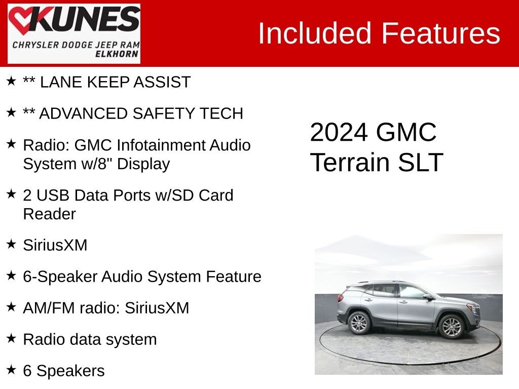 Certified 2024 GMC Terrain SLT SUV