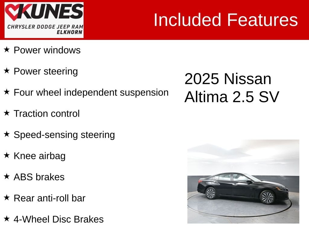 Used 2025 Nissan Altima SV Sedan