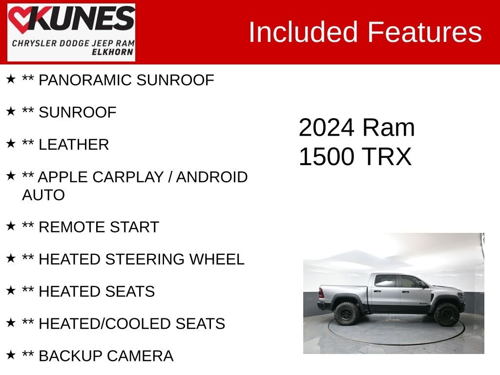 Used 2024 Ram 1500 TRX Truck Crew Cab