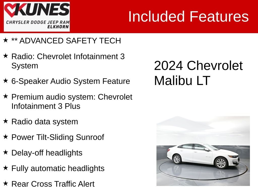 Used 2024 Chevrolet Malibu 1LT Sedan