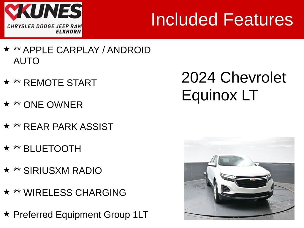 Used 2024 Chevrolet Equinox LT w/1LT SUV