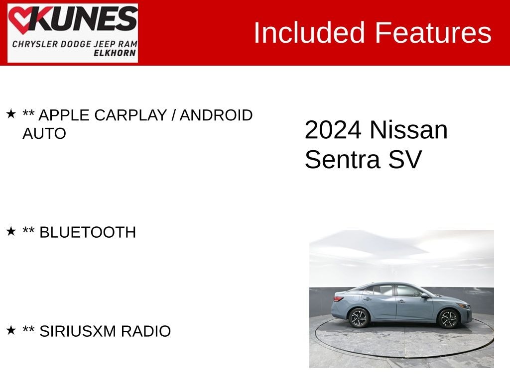 Used 2024 Nissan Sentra SV Sedan