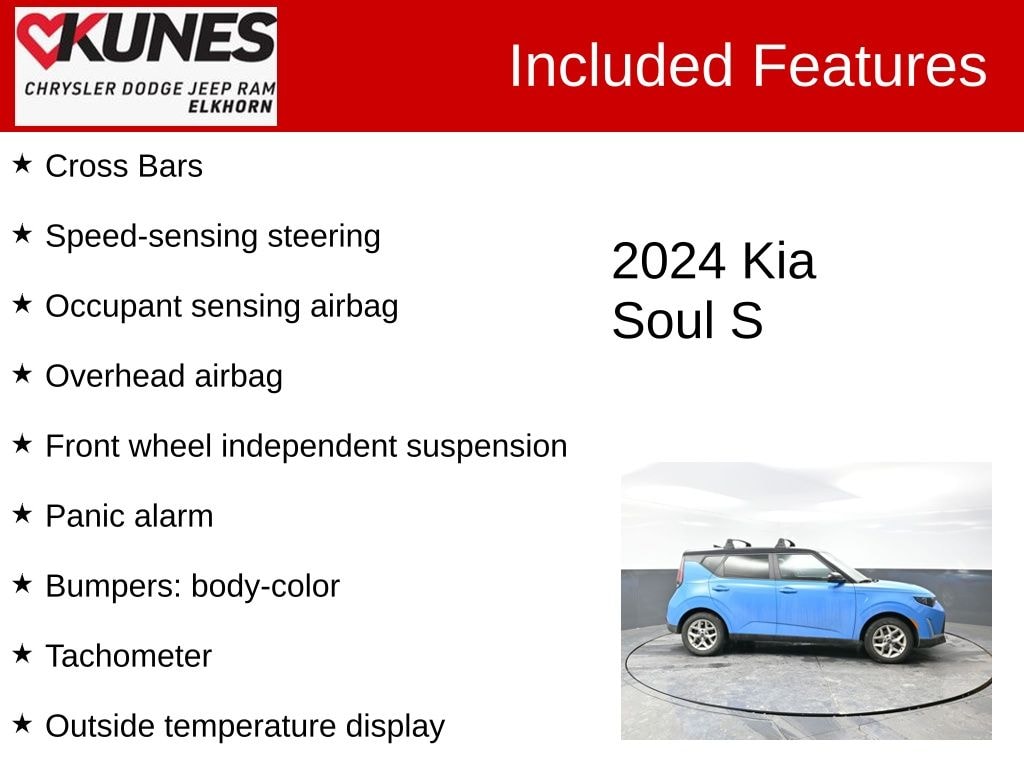 Used 2024 Kia Soul S Hatchback