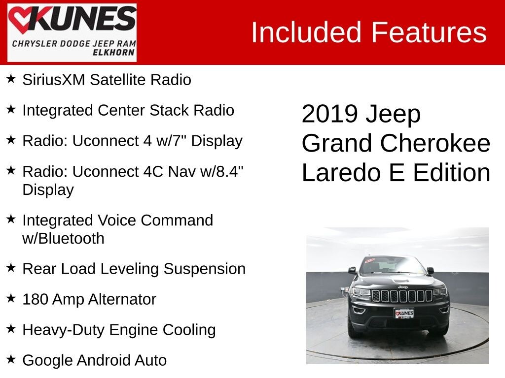 Used 2019 Jeep Grand Cherokee Laredo SUV