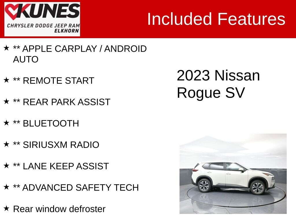 Used 2023 Nissan Rogue SV SUV