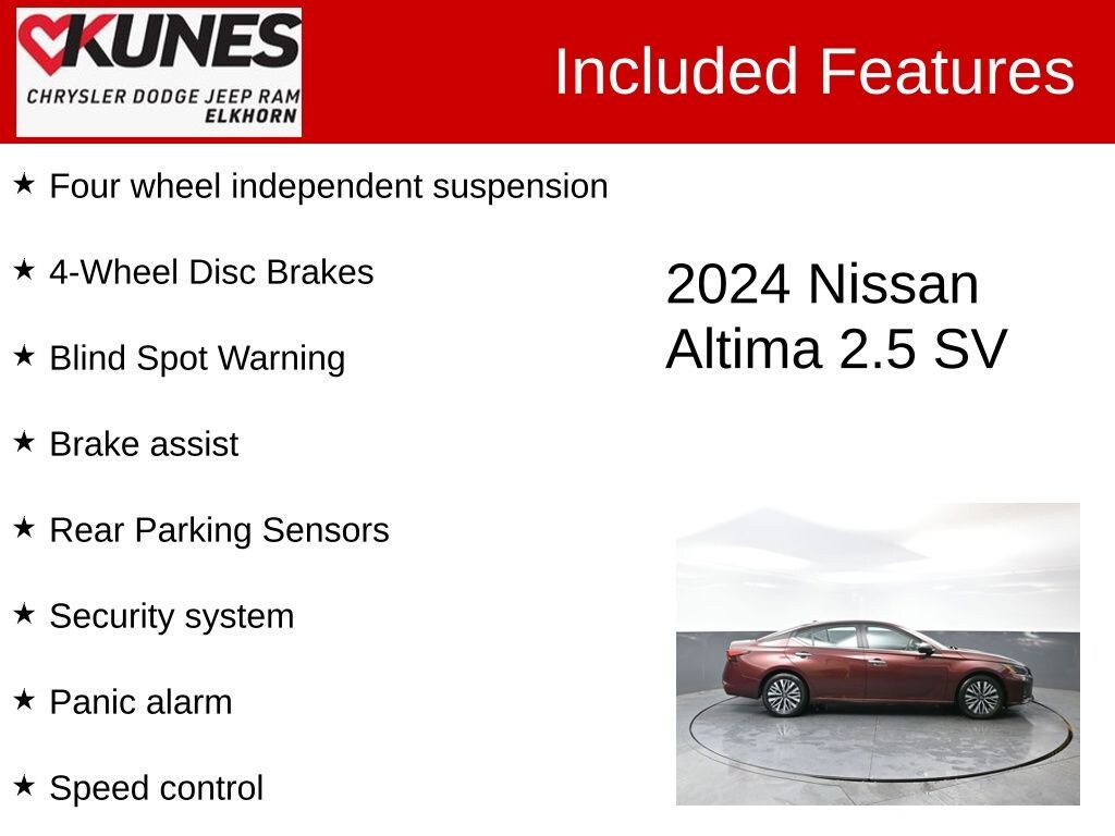 Used 2024 Nissan Altima 2.5 SV Sedan
