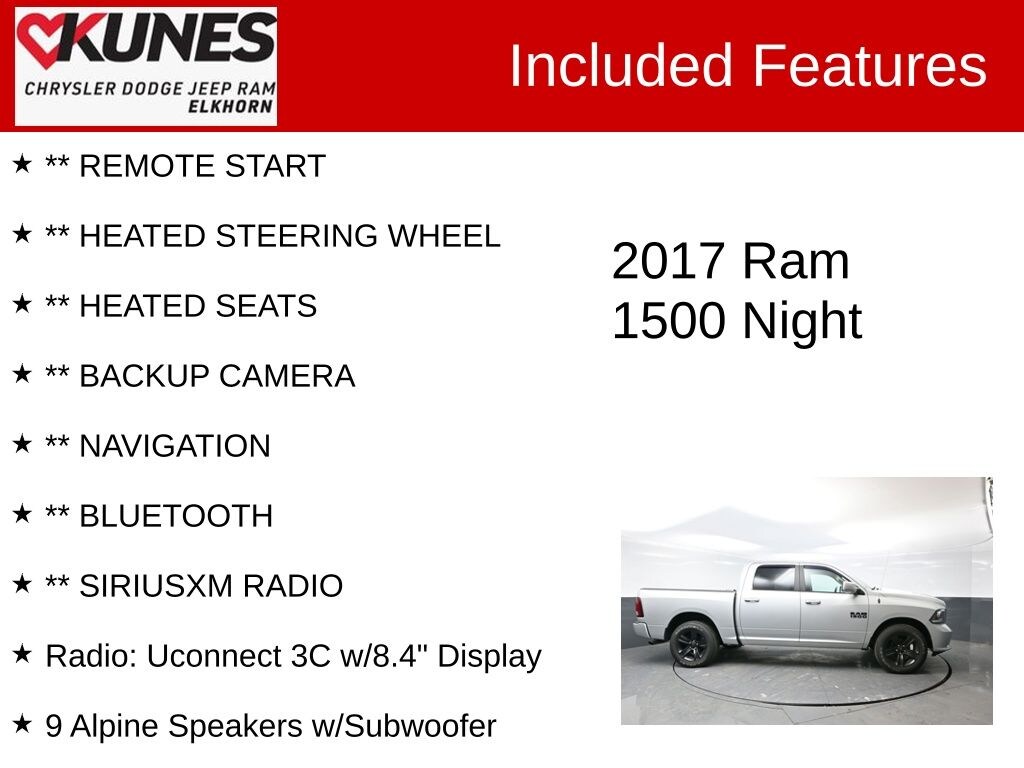 Used 2017 Ram 1500 Sport Truck Crew Cab